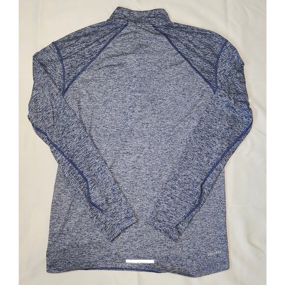 Nike Running Dri-Fit Women's Blue Shirt 1/4 Zipper Long Sleeve, Size M - Picture 4 of 7